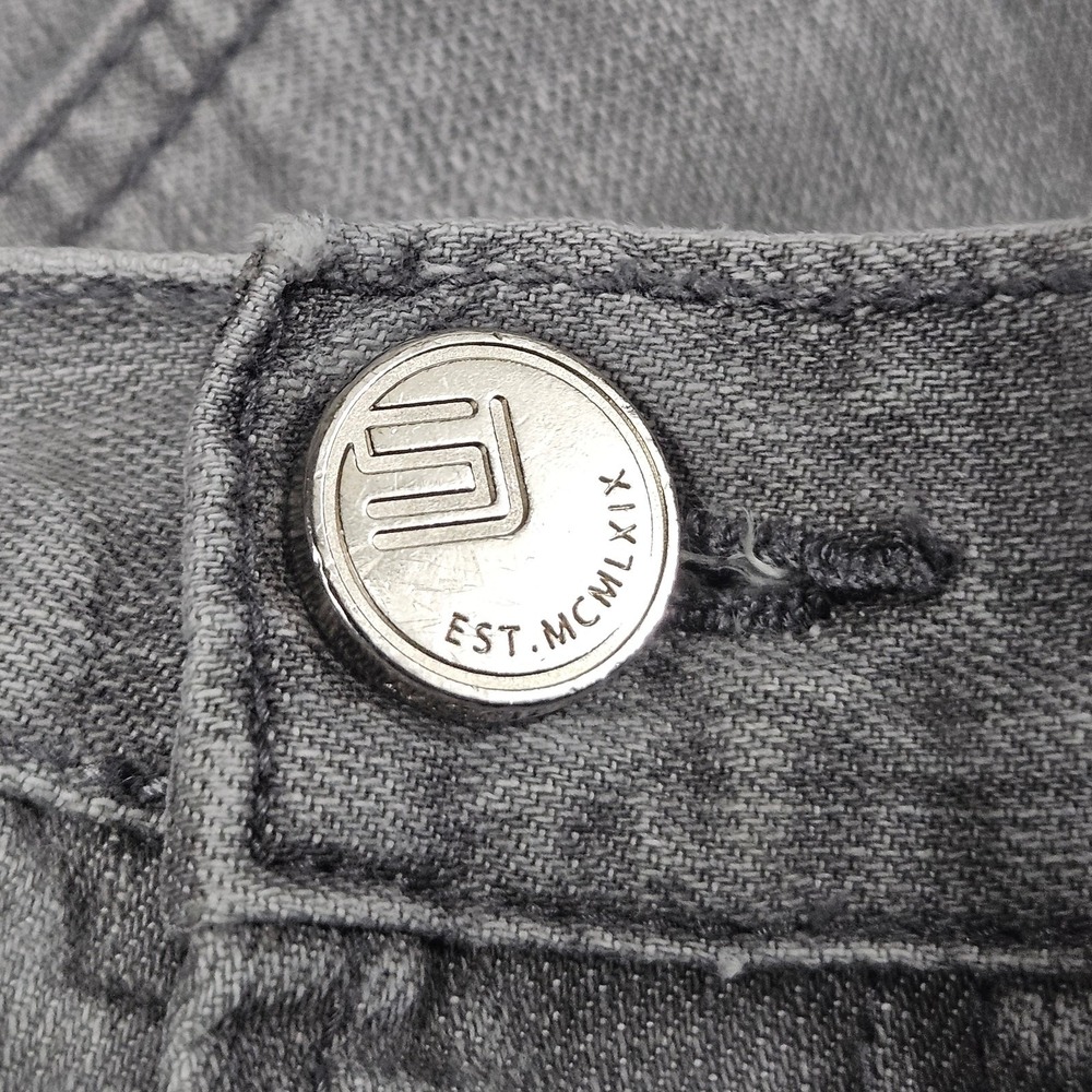 Sean John Jeans Mens 34 Charcoal Wash Straight Leg Baggy Denim Streetwear Y2K - Picture 6 of 6